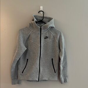 Nike Gray Nike tech Zip-Up Hoodie